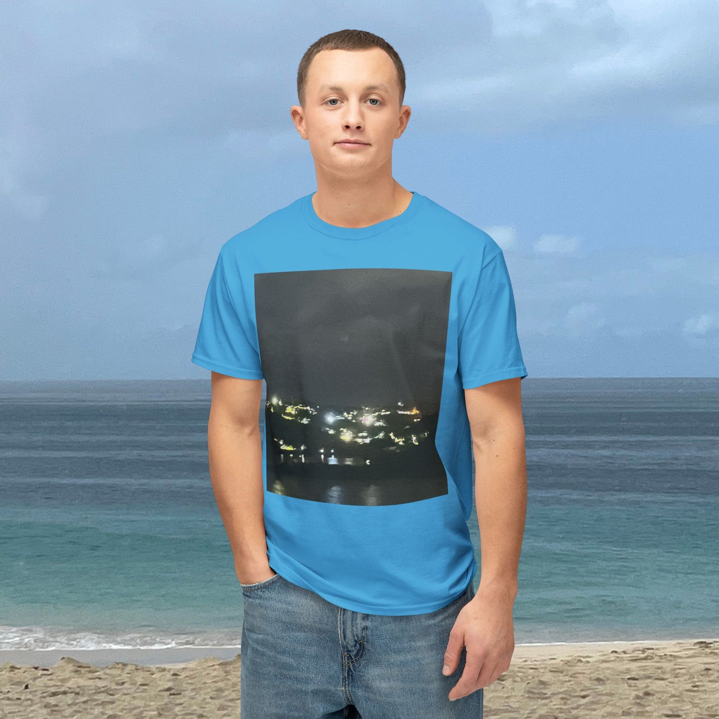 Night Lights-Unisex T-Shirt.