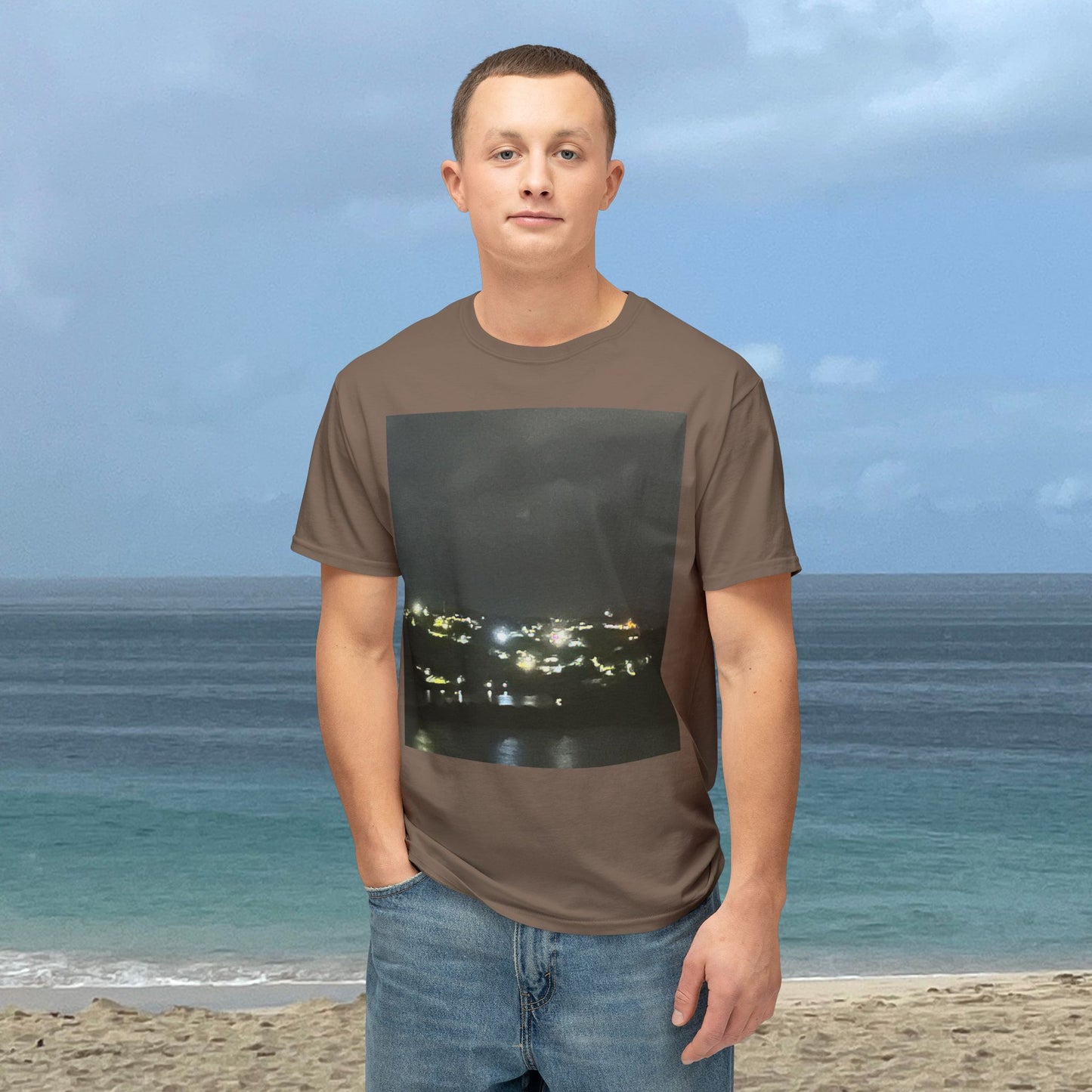 Night Lights-Unisex T-Shirt.