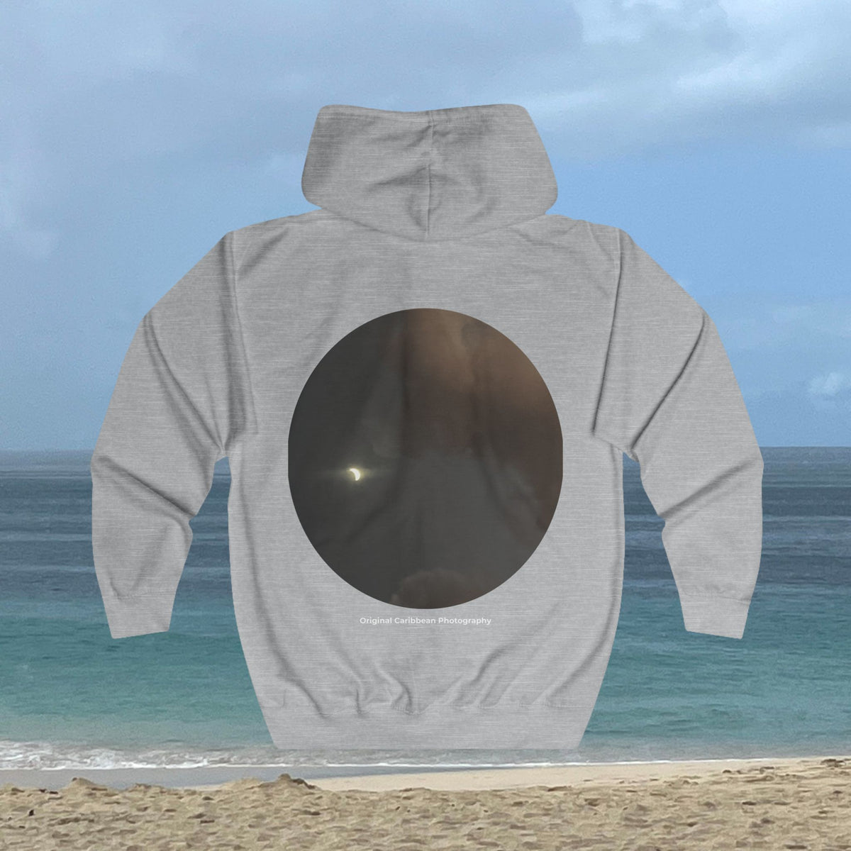 Moon Light Full Zip Hoodie | Original Caribbean Photography