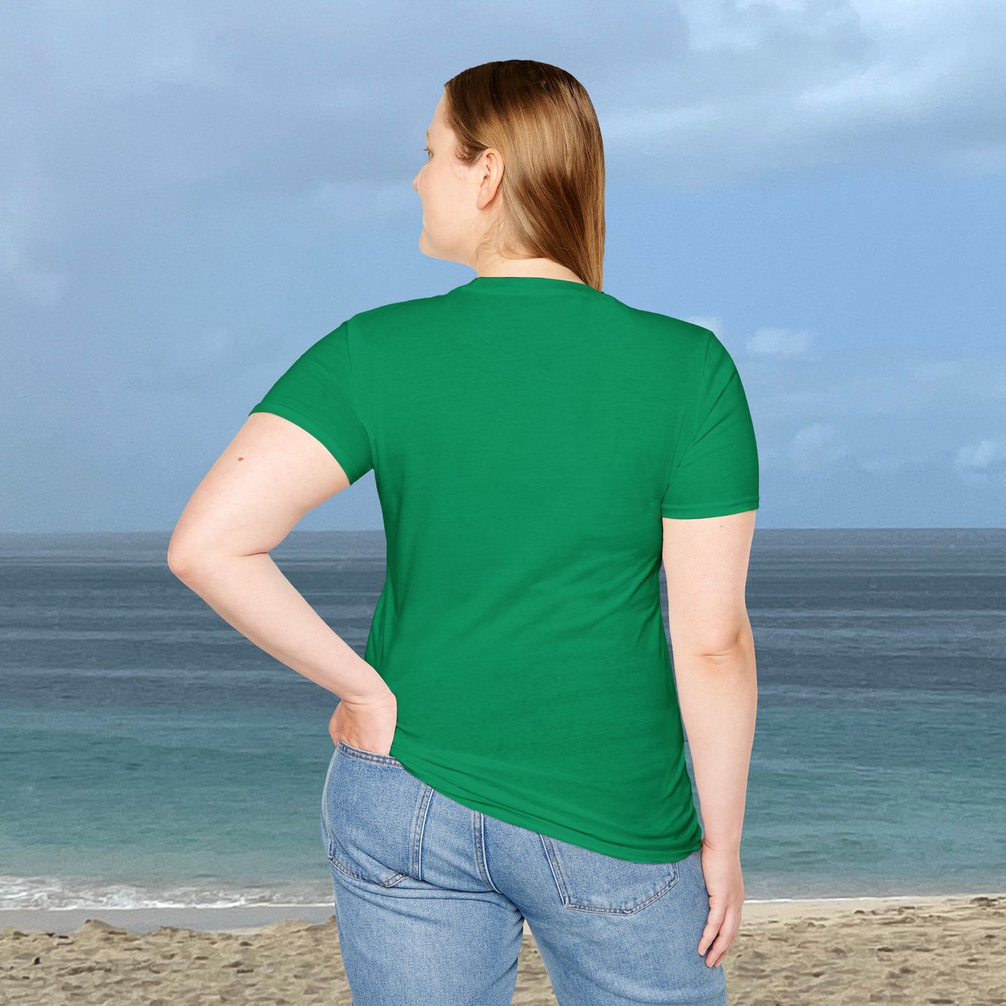 The Sea Rocks Nature Scene Unisex Soft Style T-Shirt