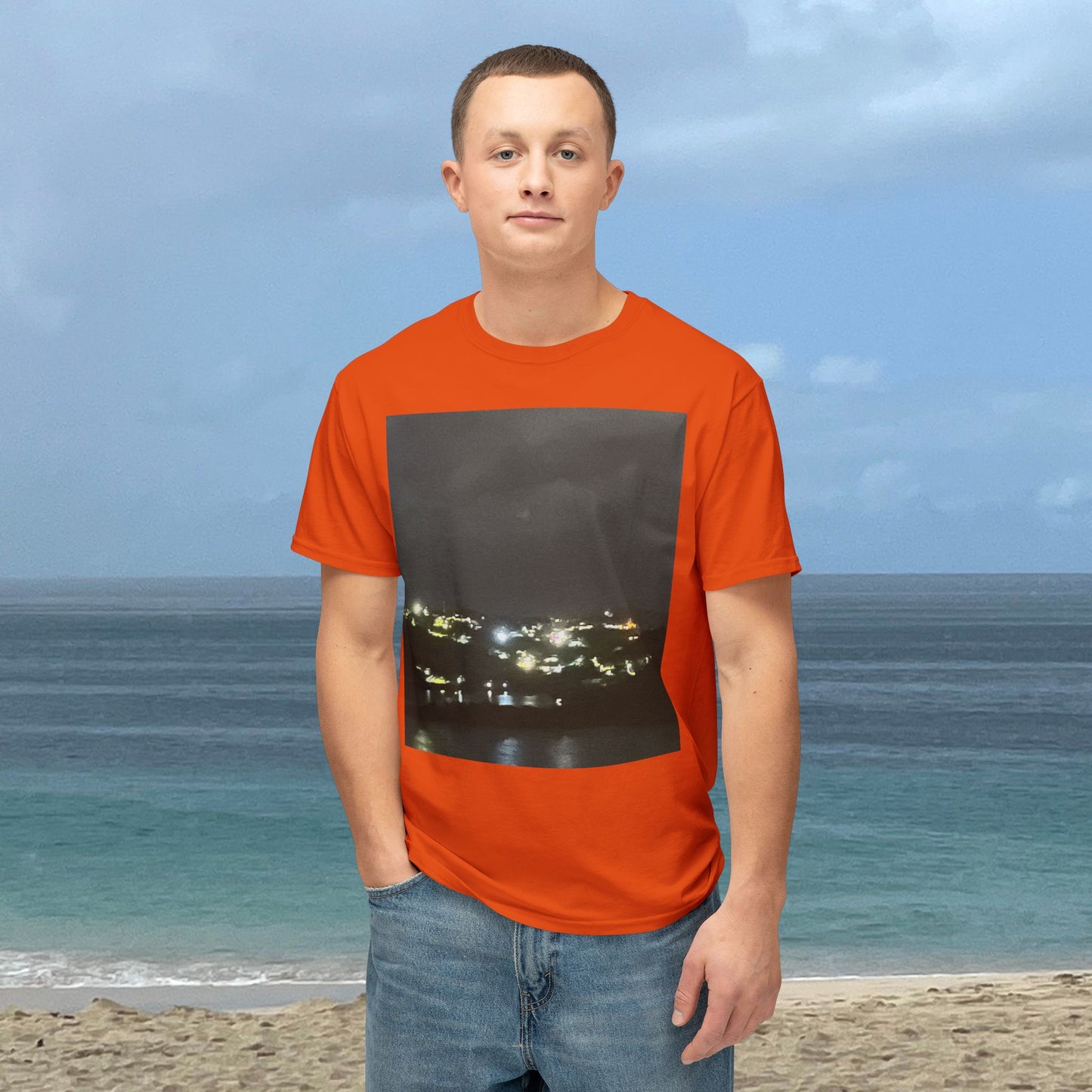 Night Lights-Unisex T-Shirt.