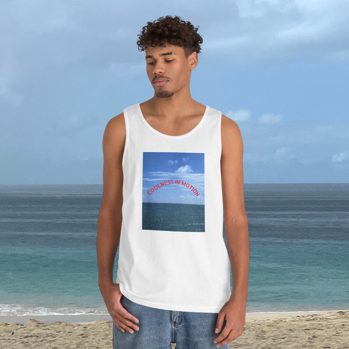 Tank Top - Coolness in Motion-Unisex Tank Top. Designed with original Scenery