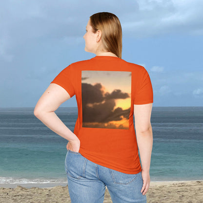 Majestic Cloudy Sunset -Unisex Nature Scenery T-Shirt