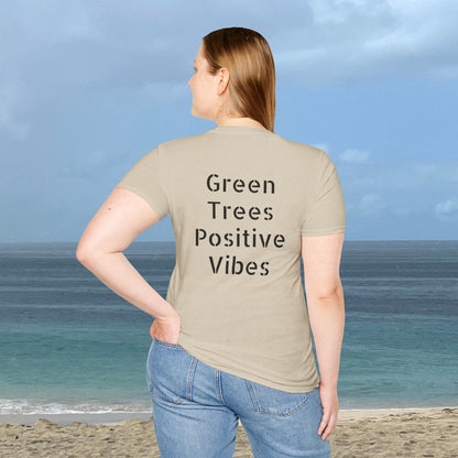 Green Trees Positive Vibes Unisex T-Shirt