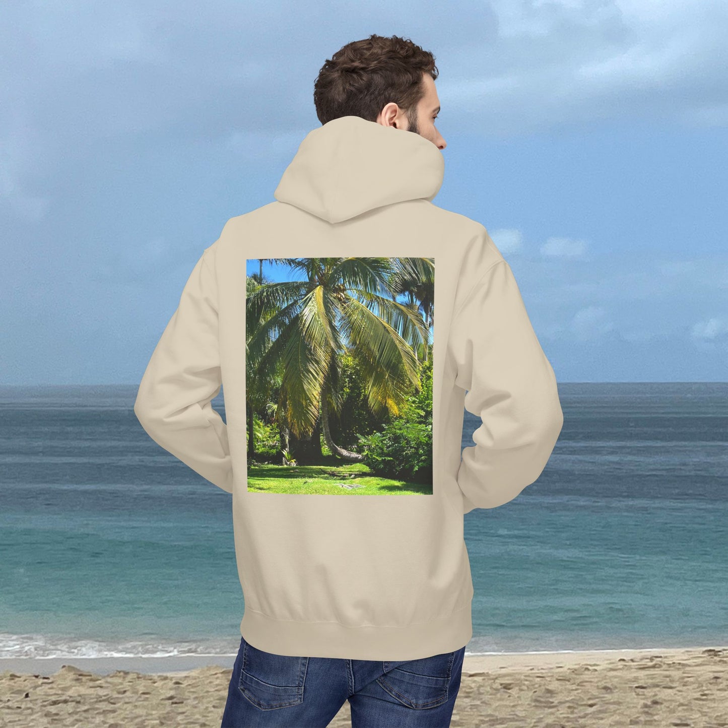 Just Chilling-Unisex Midweight Scenery Hoodie