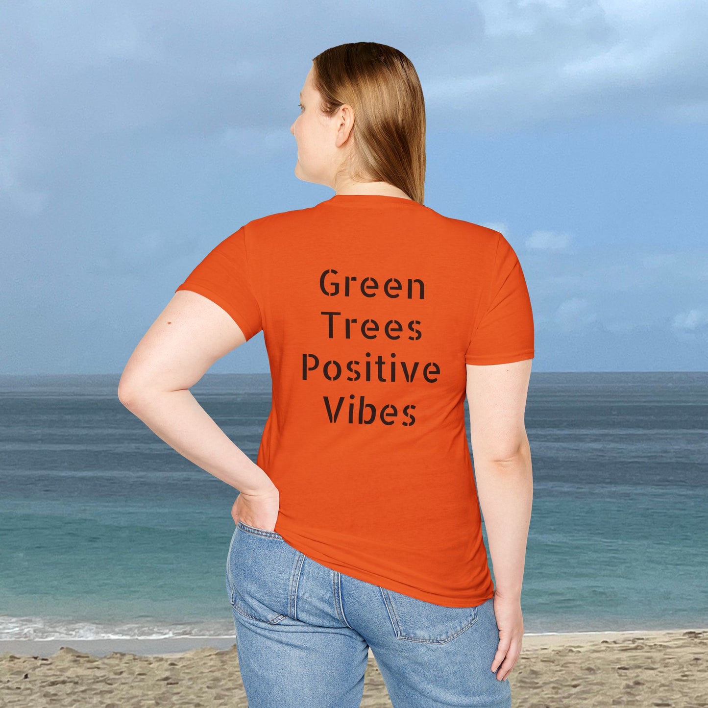 Green Trees Positive Vibes Unisex T-Shirt