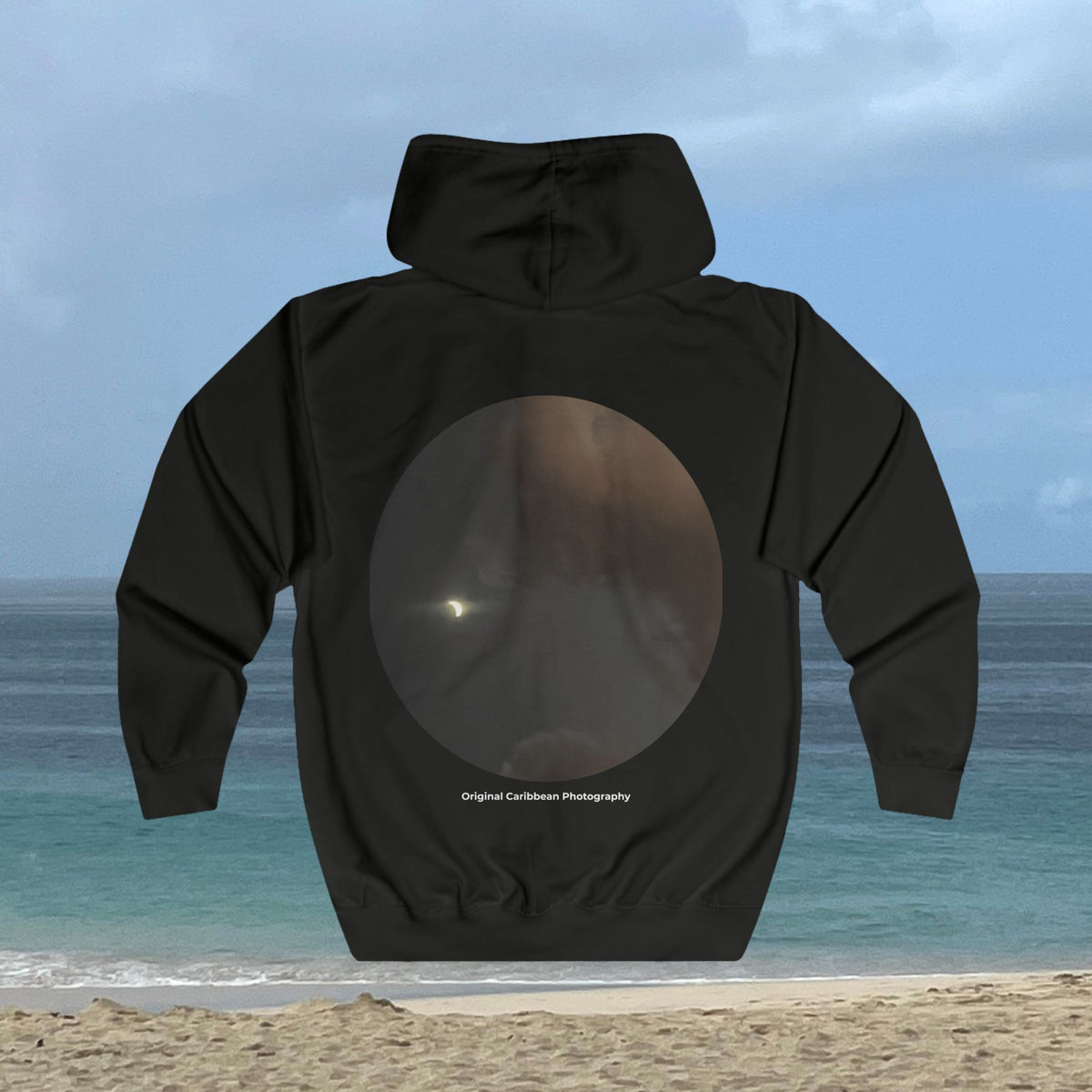 Moon Light Full Zip Hoodie | Original Caribbean Photography