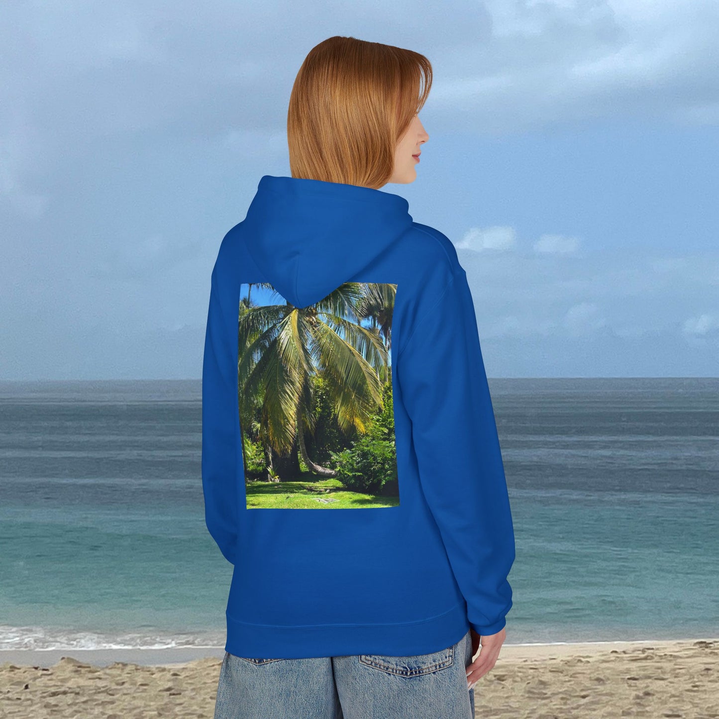 Just Chilling-Unisex Midweight Scenery Hoodie