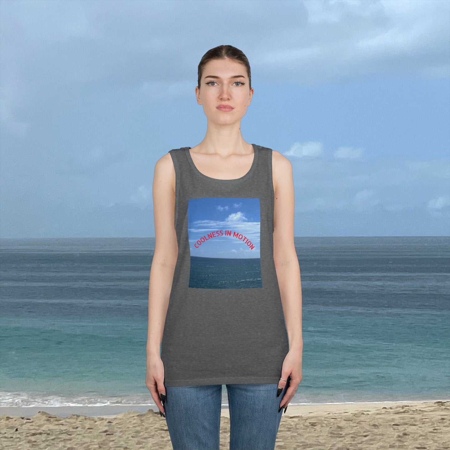 Tank Top - Coolness in Motion-Unisex Tank Top. Designed with original Scenery
