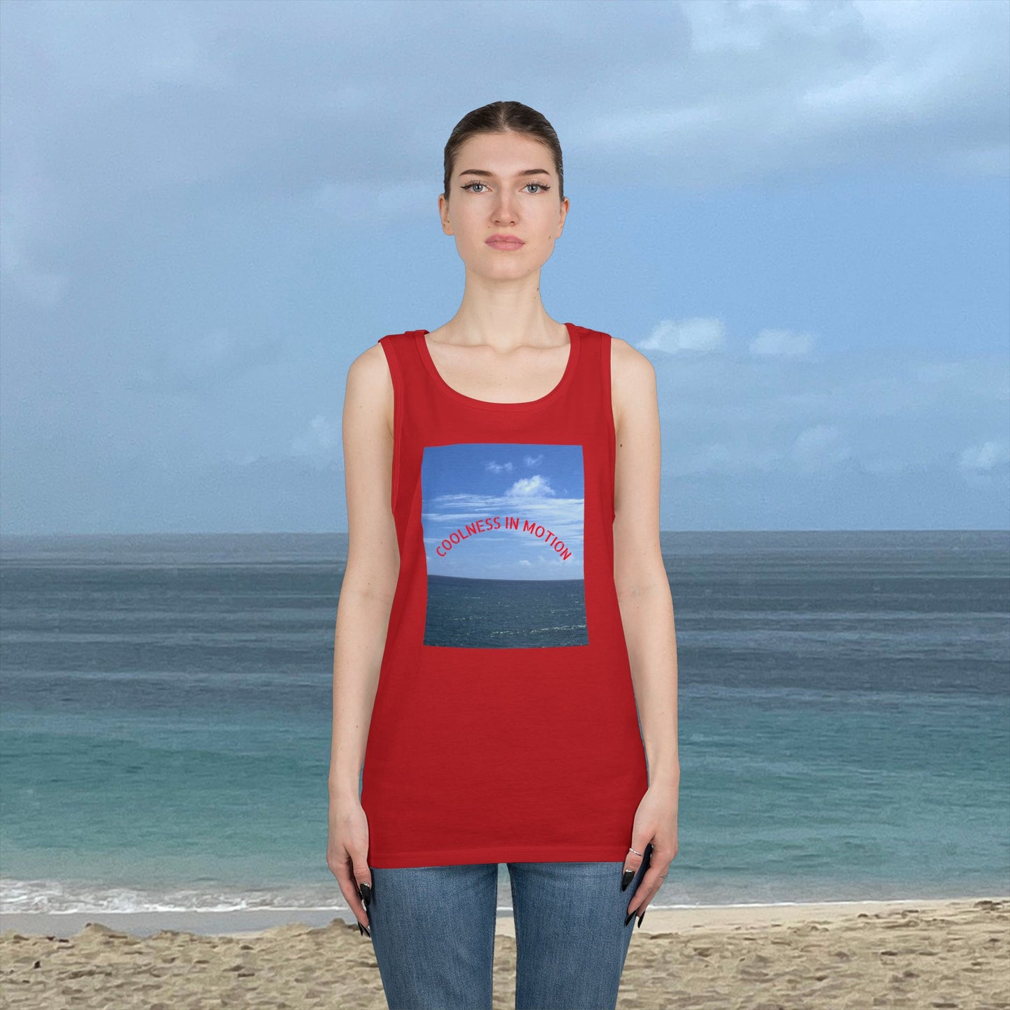 Tank Top - Coolness in Motion-Unisex Tank Top. Designed with original Scenery
