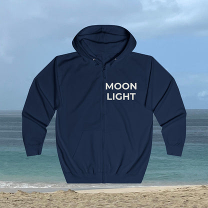 Moon Light Full Zip Hoodie | Original Caribbean Photography
