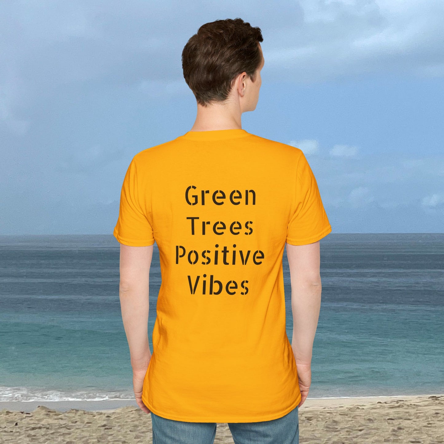 Green Trees Positive Vibes Unisex T-Shirt