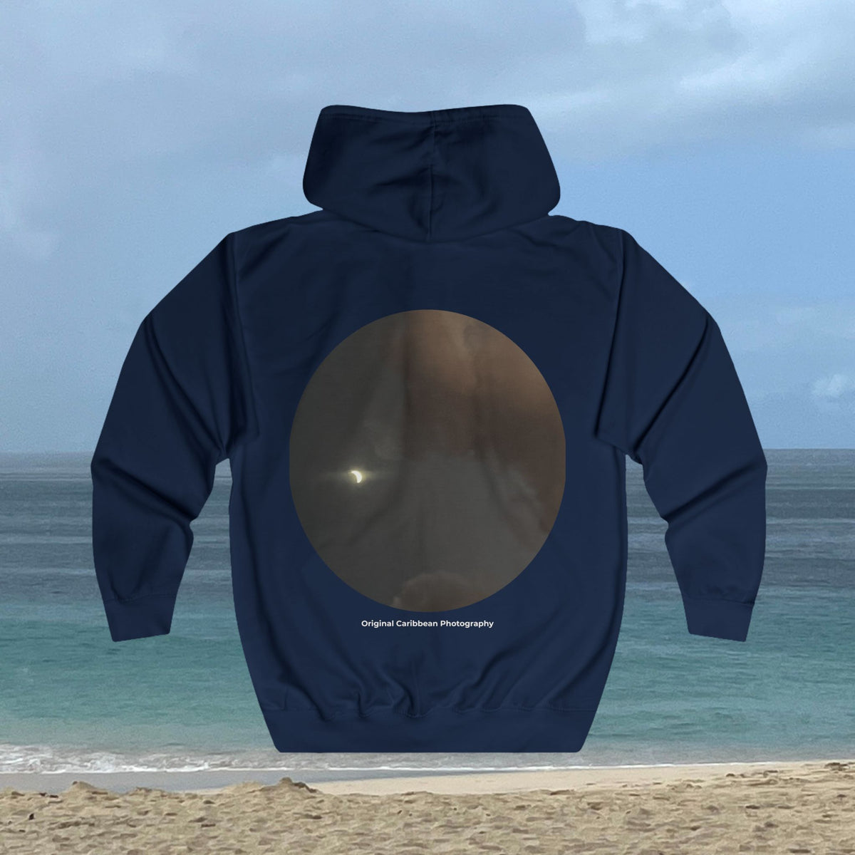 Moon Light Full Zip Hoodie | Original Caribbean Photography