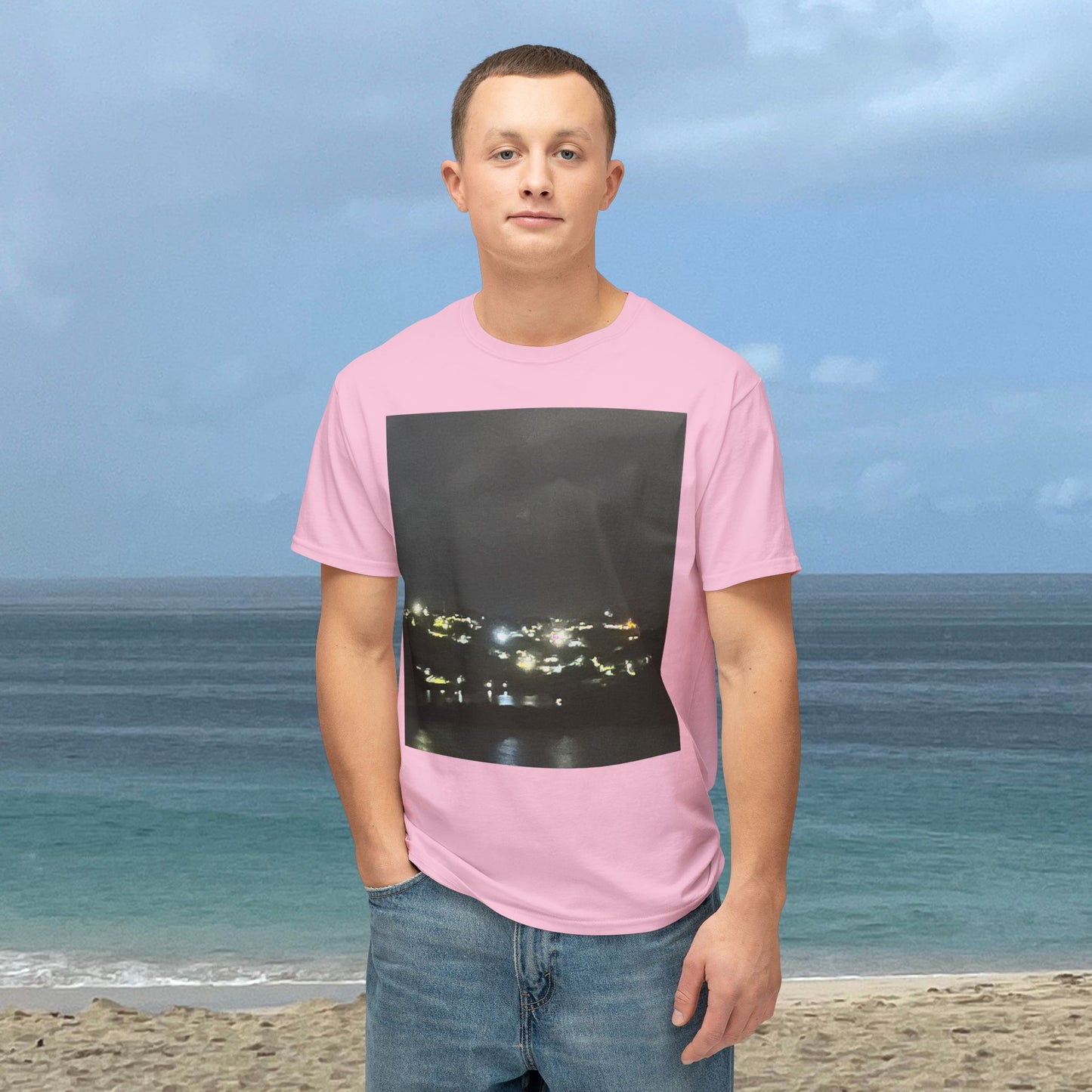 Night Lights-Unisex T-Shirt.