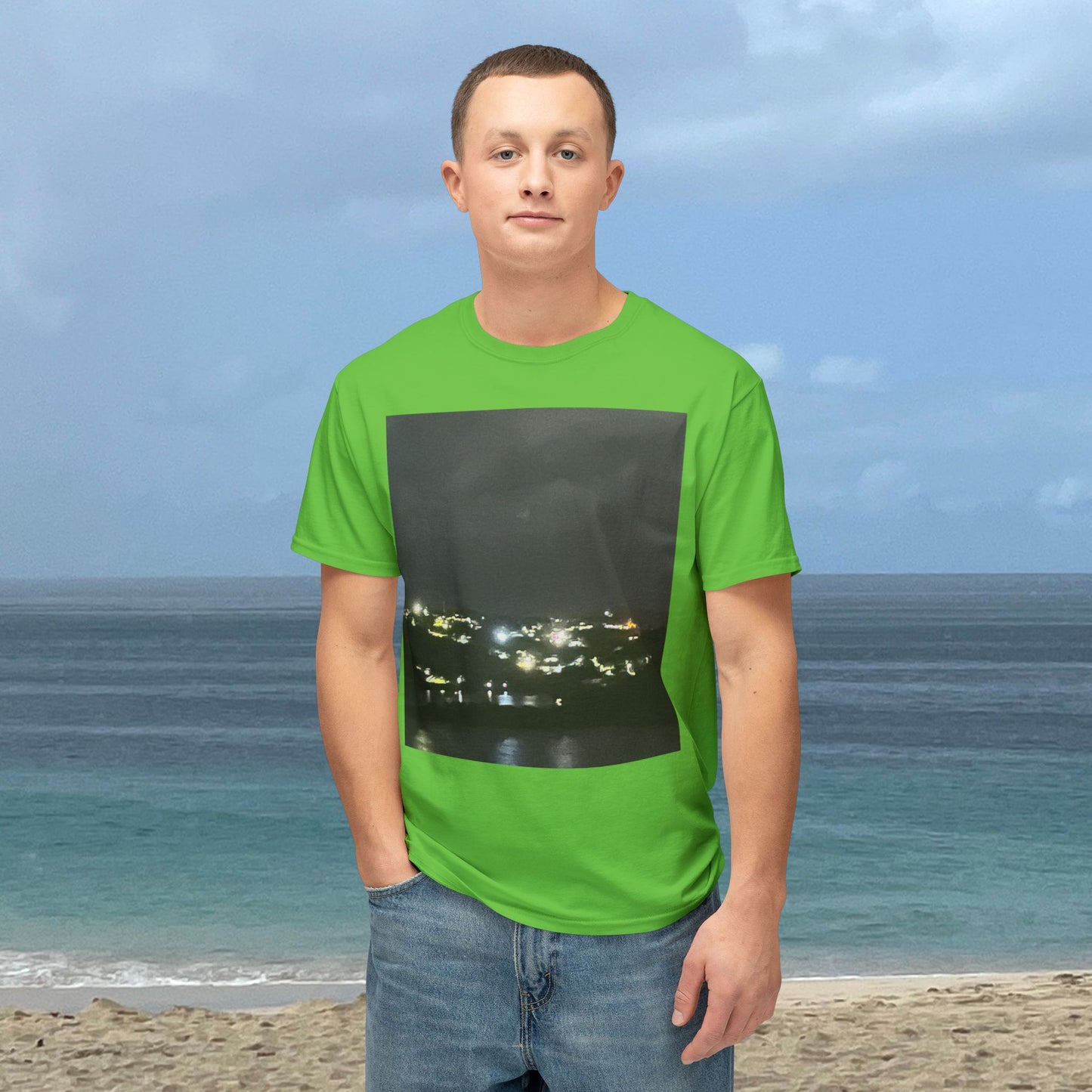 Night Lights-Unisex T-Shirt.