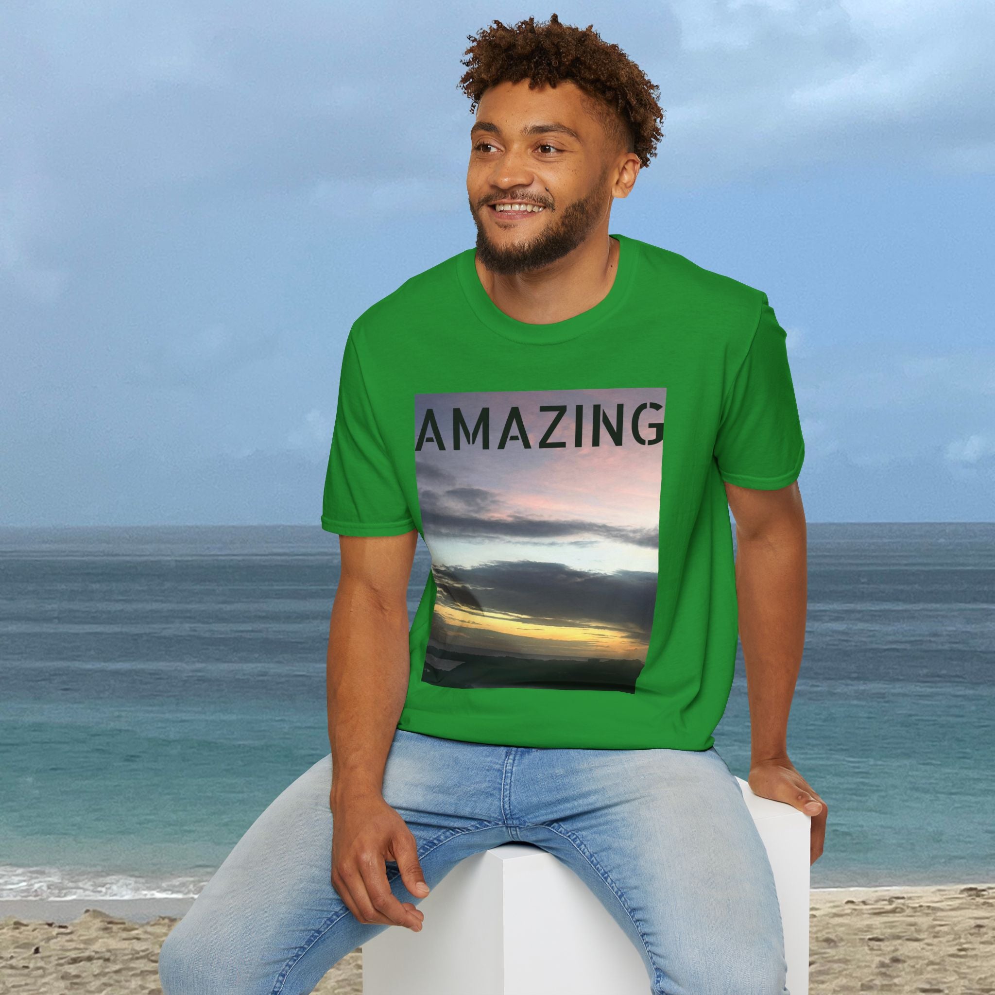 Sunset Unisex T-Shirt | Casual Nature-Inspired Tee – Vibrant Wearables