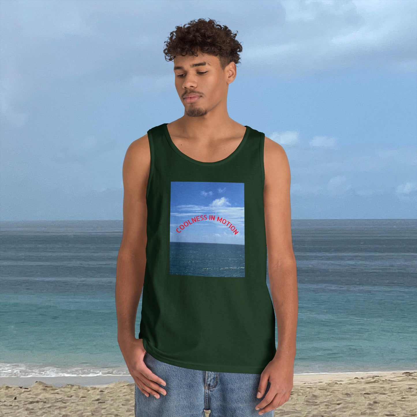 Tank Top - Coolness in Motion-Unisex Tank Top. Designed with original Scenery
