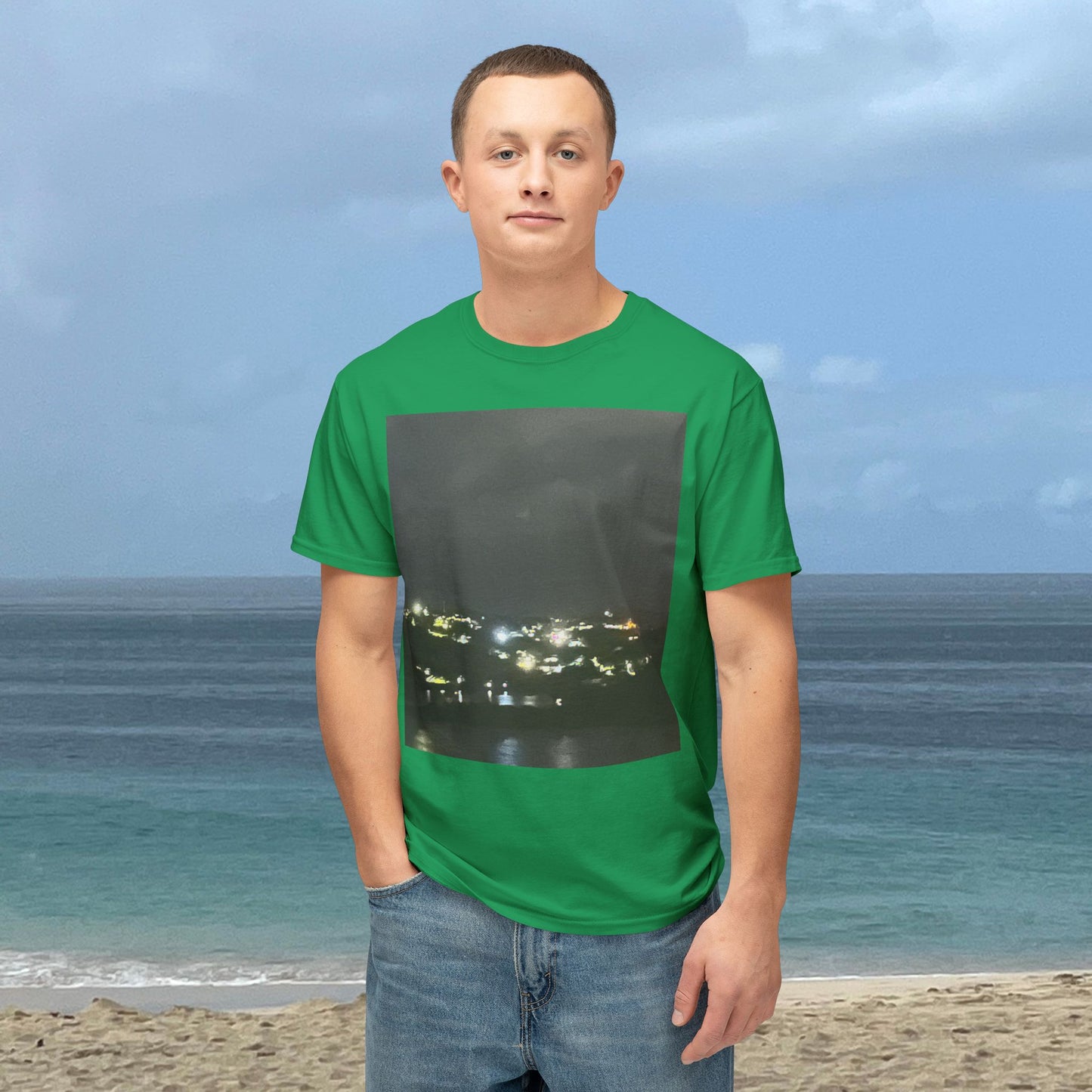 Night Lights-Unisex T-Shirt.