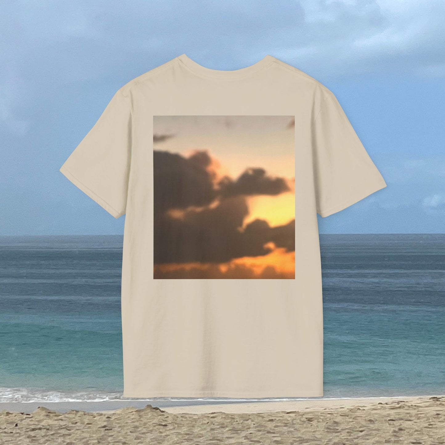 Majestic Cloudy Sunset -Unisex Nature Scenery T-Shirt