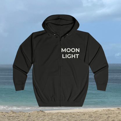 Moon Light Full Zip Hoodie | Original Caribbean Photography