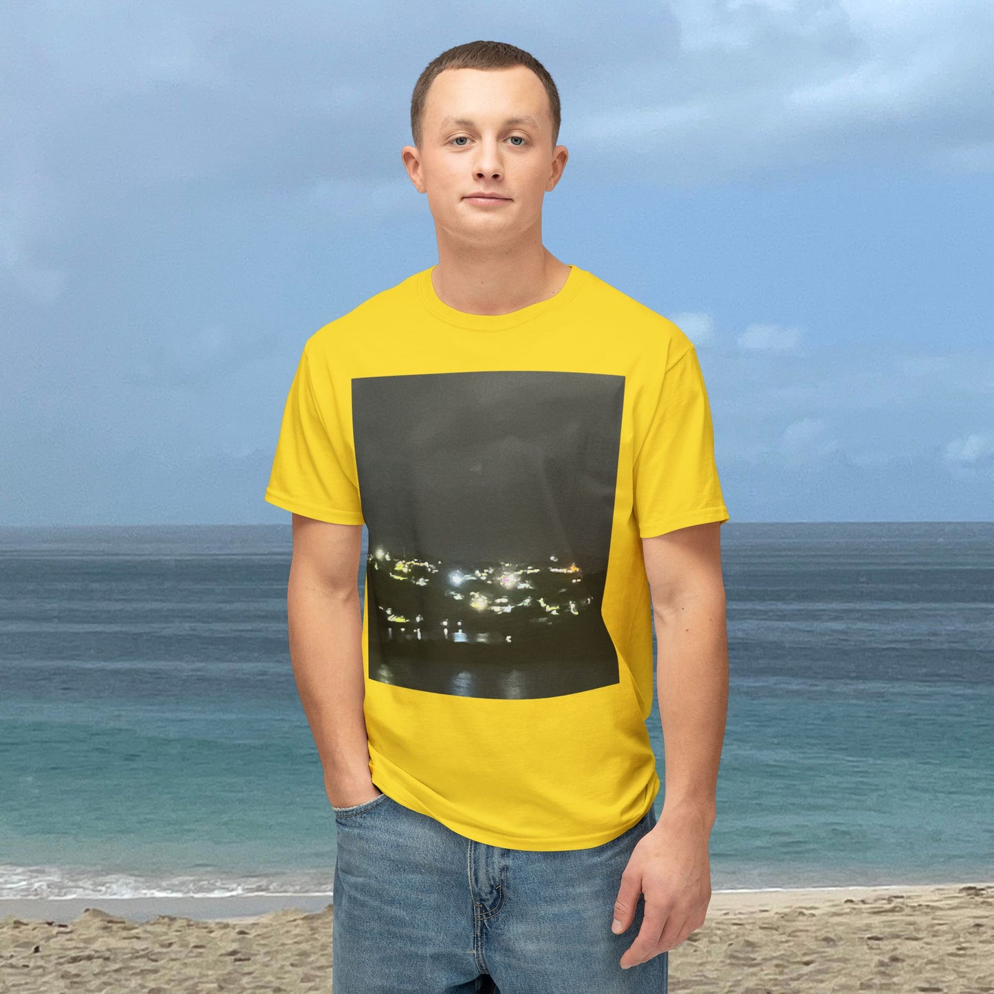 Night Lights-Unisex T-Shirt.