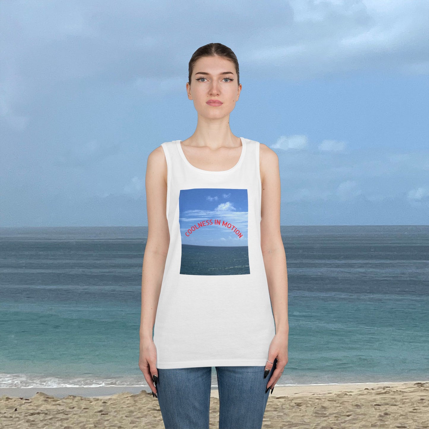 Tank Top - Coolness in Motion-Unisex Tank Top. Designed with original Scenery