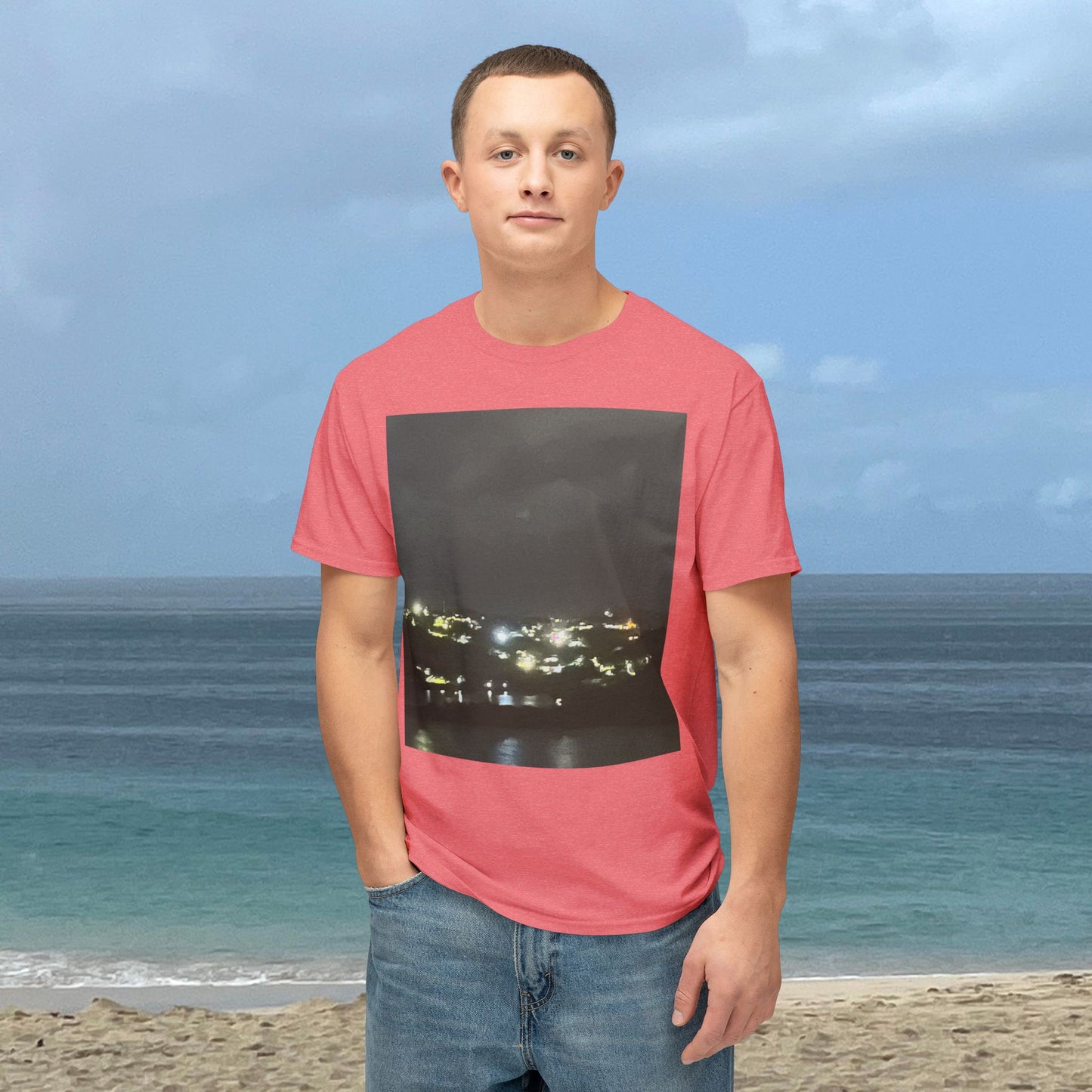 Night Lights-Unisex T-Shirt.