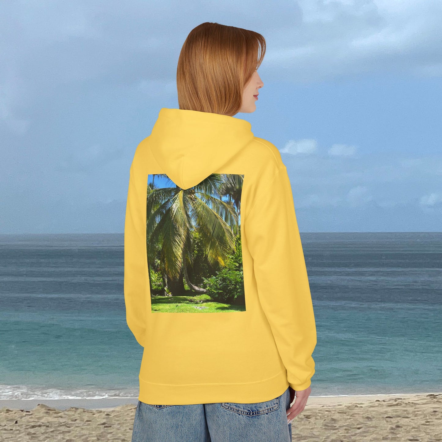 Just Chilling-Unisex Midweight Scenery Hoodie