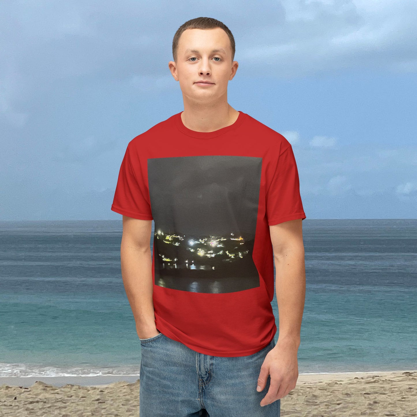 Night Lights-Unisex T-Shirt.