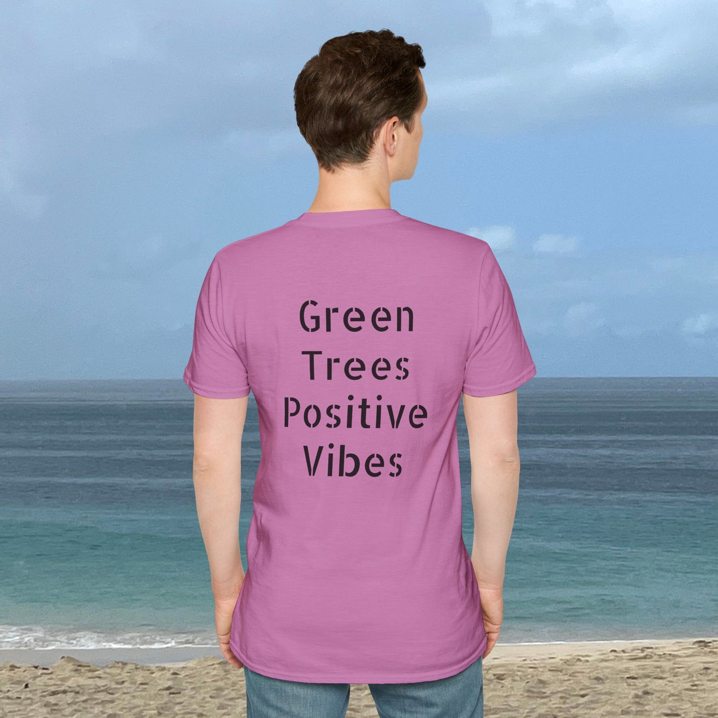 Green Trees Positive Vibes Unisex T-Shirt