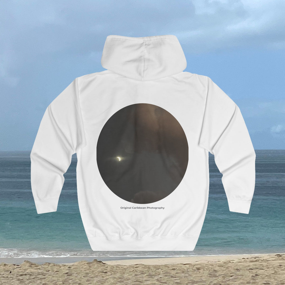 Moon Light Full Zip Hoodie | Original Caribbean Photography