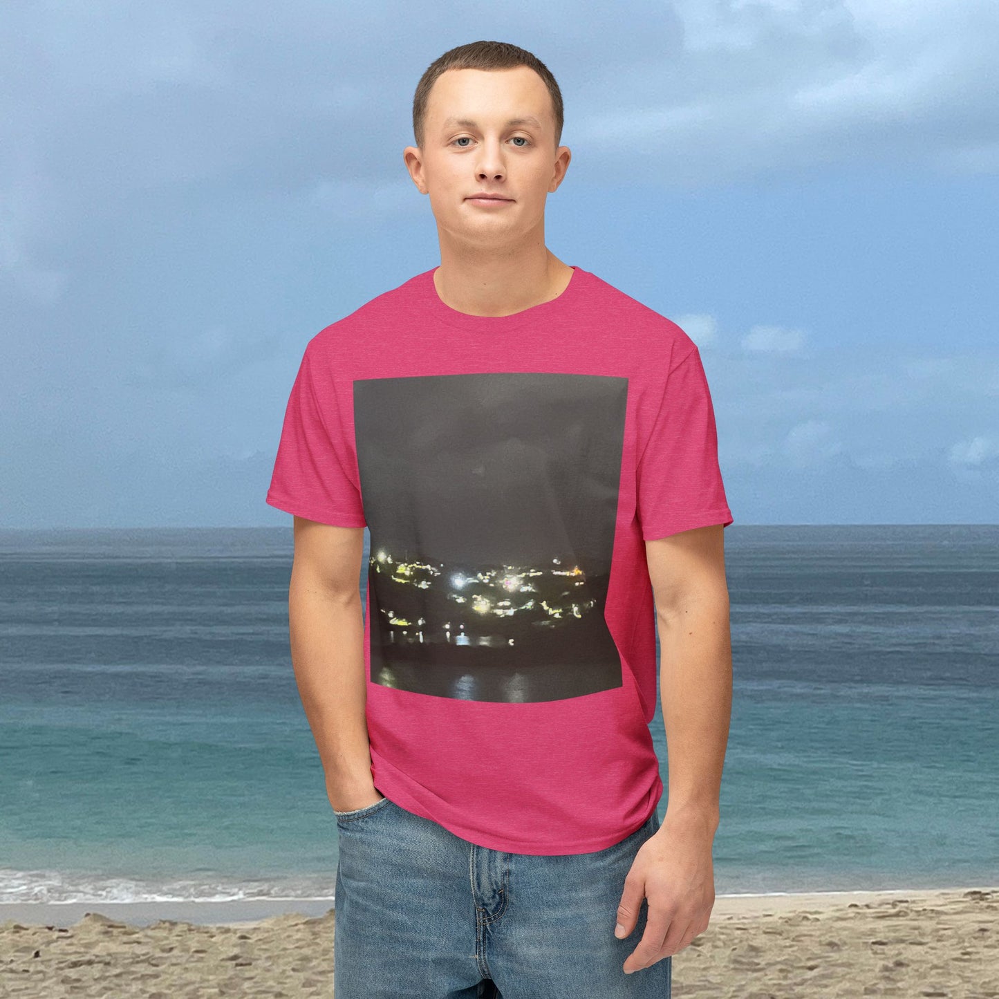 Night Lights-Unisex T-Shirt.