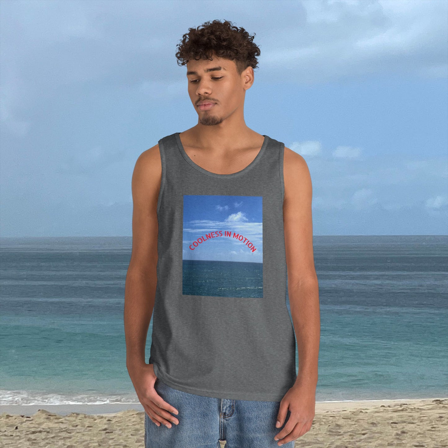 Tank Top - Coolness in Motion-Unisex Tank Top. Designed with original Scenery