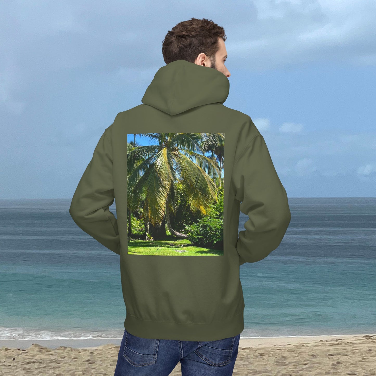 Just Chilling-Unisex Midweight Scenery Hoodie