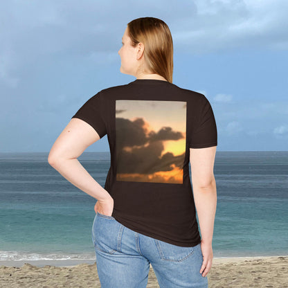 Majestic Cloudy Sunset -Unisex Nature Scenery T-Shirt