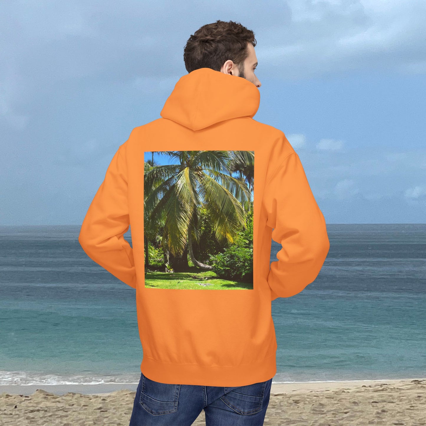 Just Chilling-Unisex Midweight Scenery Hoodie
