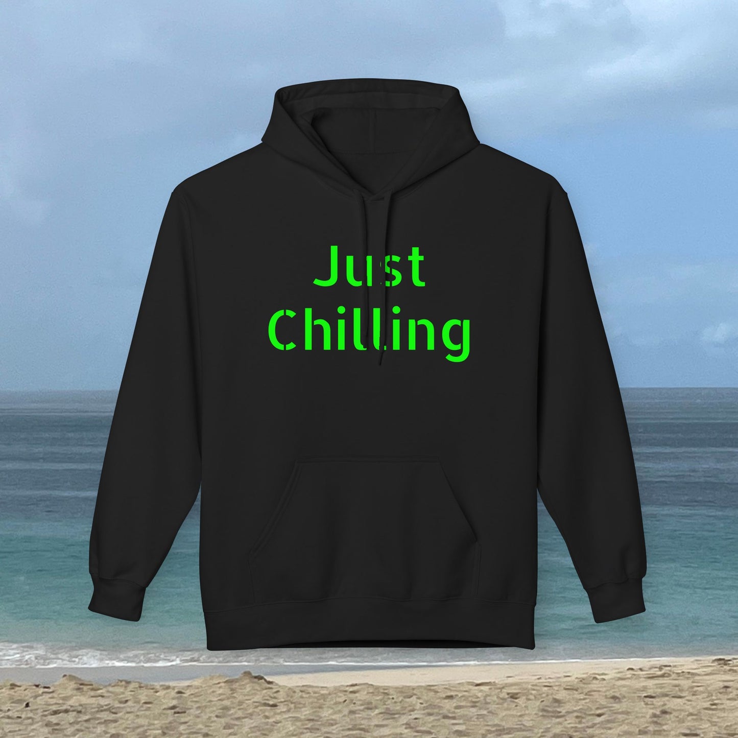 Just Chilling-Unisex Midweight Scenery Hoodie