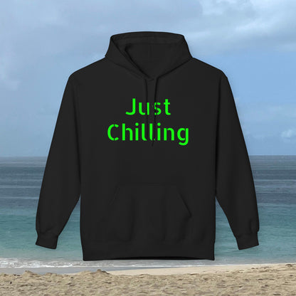 Just Chilling-Unisex Midweight Scenery Hoodie