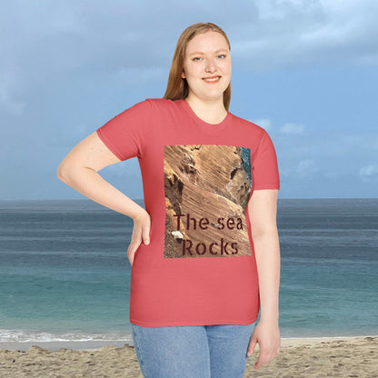 The Sea Rocks Nature Scene Unisex Soft Style T-Shirt