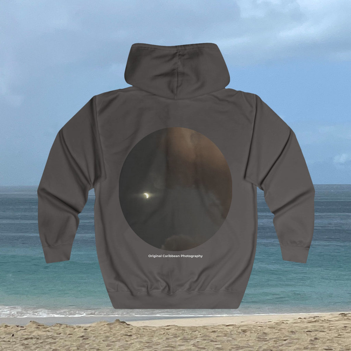 Moon Light Full Zip Hoodie | Original Caribbean Photography