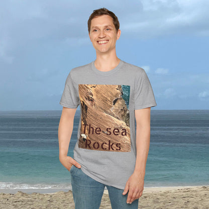 The Sea Rocks Nature Scene Unisex Soft Style T-Shirt