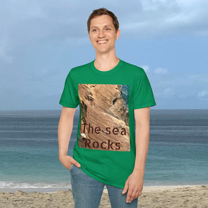 The Sea Rocks Nature Scene Unisex Soft Style T-Shirt