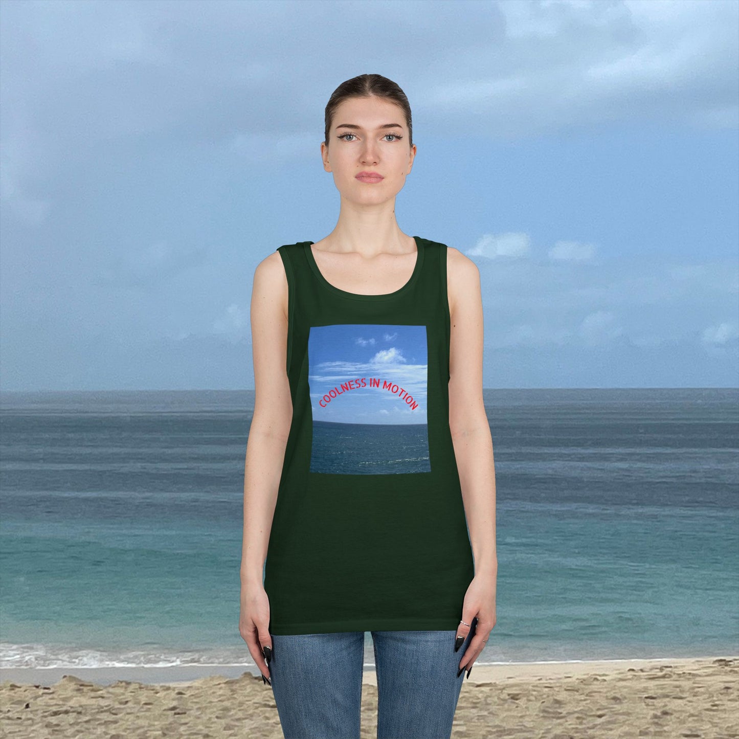Tank Top - Coolness in Motion-Unisex Tank Top. Designed with original Scenery