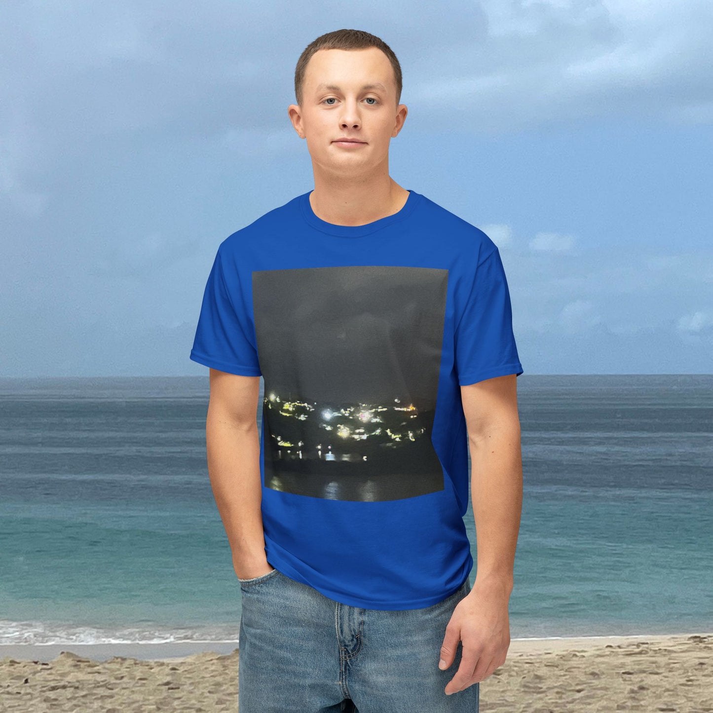 Night Lights-Unisex T-Shirt.