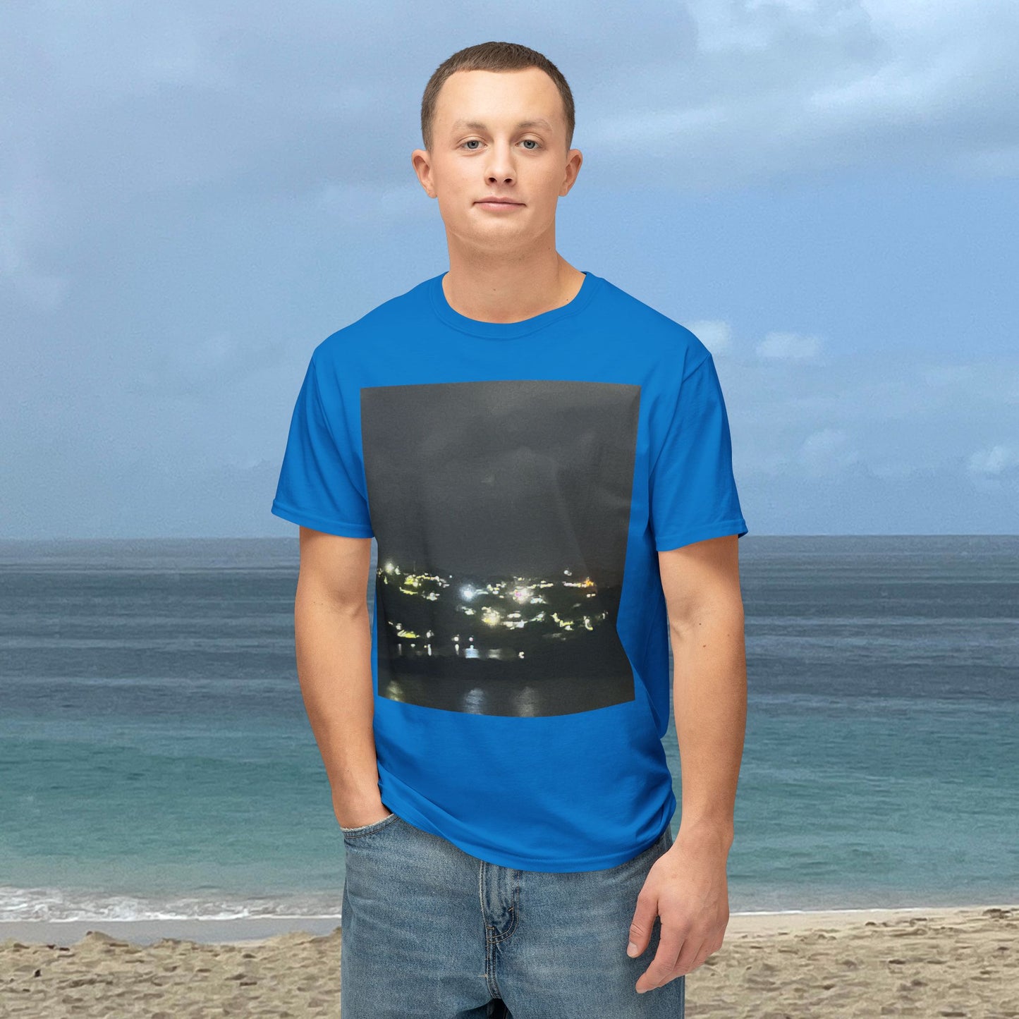 Night Lights-Unisex T-Shirt.