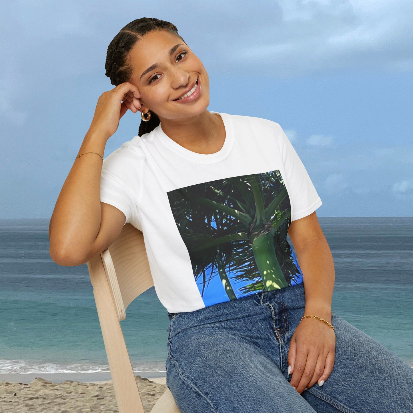 Green Trees Positive Vibes Unisex T-Shirt