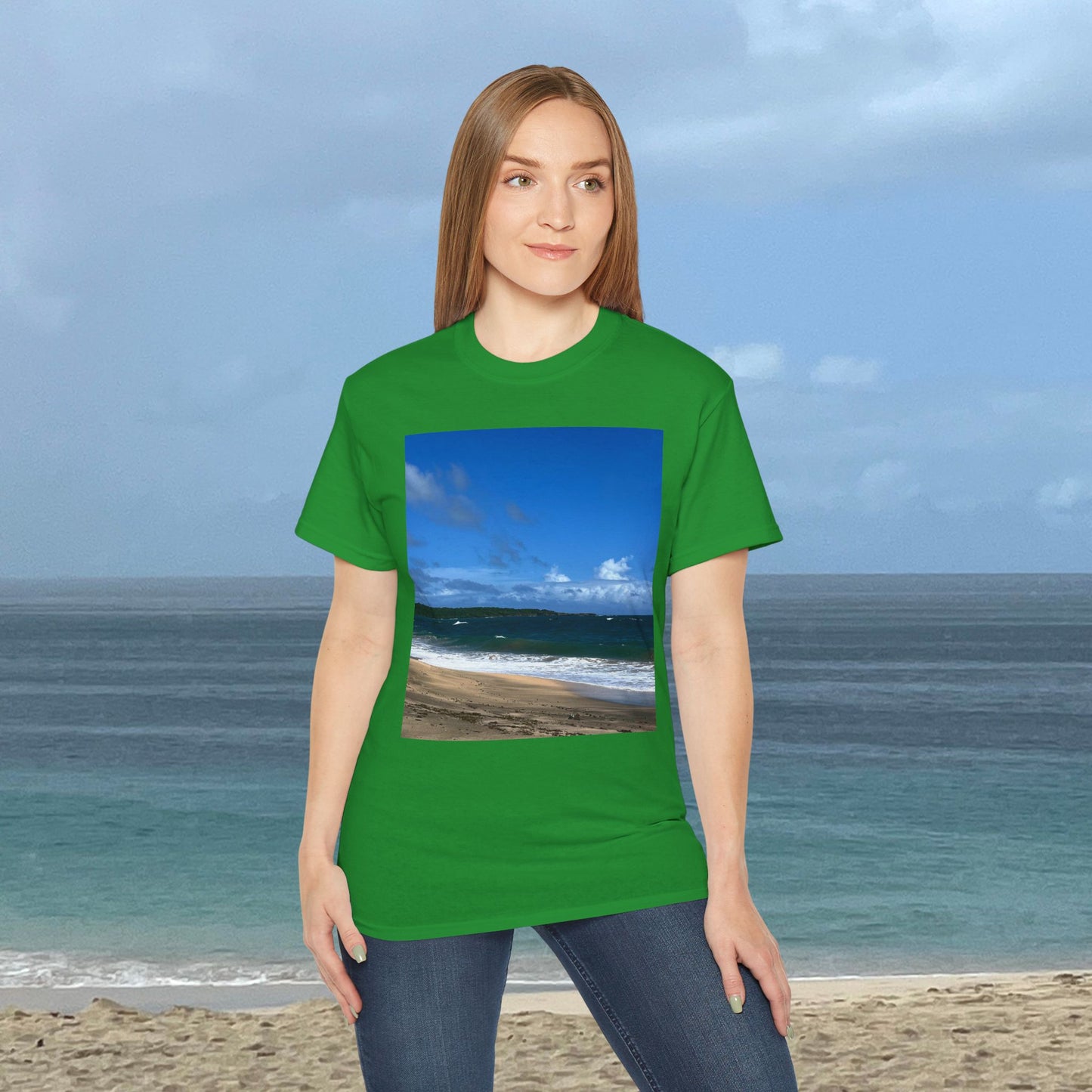 Green Unisex Tank Top