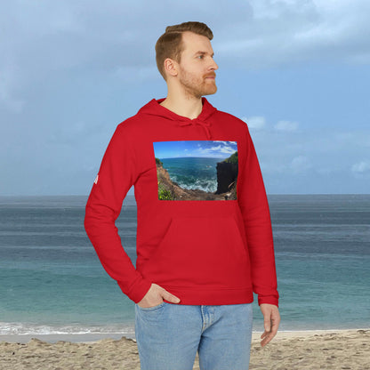 cozy fabric Unisex Red Hoodie  