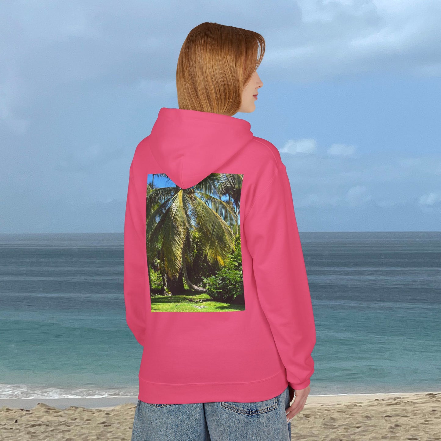 pink fleece hoodies