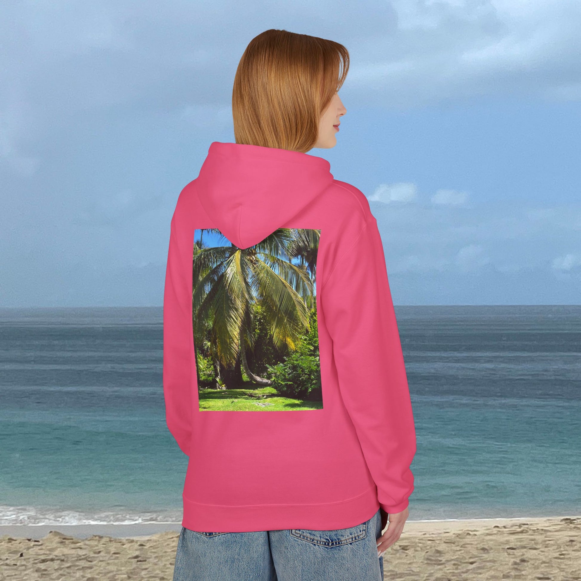 pink fleece hoodies
